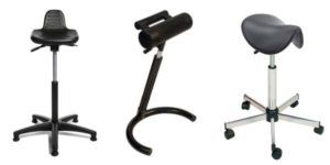 Une gamme complète de sièges assis-debout